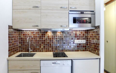 Le Pramouny: Countertop, Room, Property, Kitchen, Tile, Cabinetry, Furniture, Major Appliance, Kitchen Stove, Interior Design
