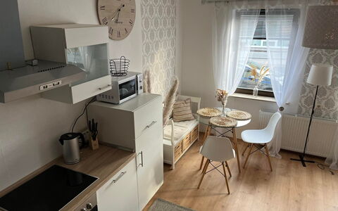 Schillerplatz: Property, Furniture, Cabinetry, Gas Stove, Kitchen Stove, Countertop, Kitchen Appliance, Kitchen, Chair, Cooktop