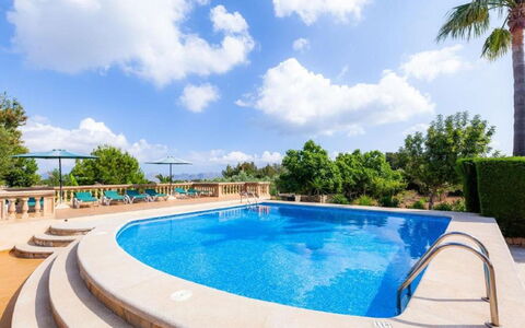Can Cerda: Water, Cloud, Sky, Daytime, Property, Swimming Pool, Azure, Tree, Body Of Water, Plant