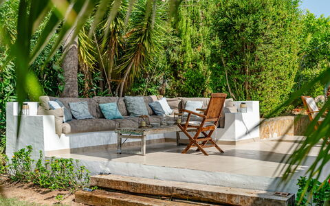 Villa Angelo: Furniture, Outdoor Furniture, Chair, Shade, Outdoor Table, Garden, Flowerpot, Hardwood, Eco Hotel, Patio