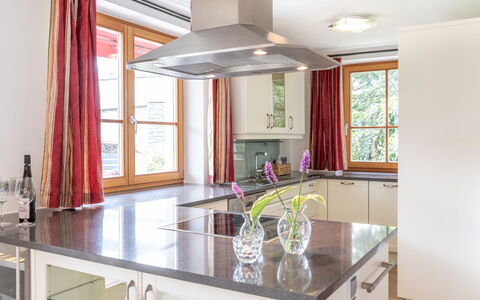 Katschberg 8: Cabinetry, Countertop, Property, Furniture, Building, Kitchen, Window, Wood, Interior Design, Drawer
