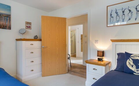 The Saltings: Furniture, Cabinetry, Property, Blue, Drawer, Comfort, Building, Wood, Chest Of Drawers, Lighting