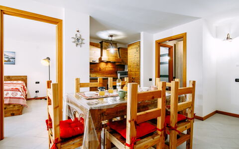 Canazei 430: Furniture, Table, Picture Frame, Wood, Building, Orange, Interior Design, Floor, House, Flooring