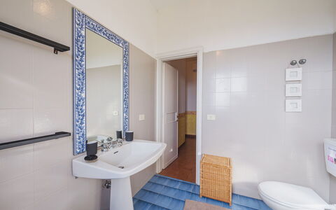 Casa Giulia: Mirror, Plumbing Fixture, Tap, Sink, Bathroom Sink, Property, Bathroom, Purple, Interior Design, Architecture
