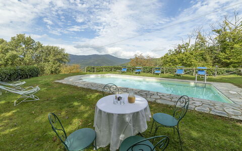 Il Feudo: Cloud, Sky, Water, Plant, Table, Swimming Pool, Chair, Tree, Outdoor Furniture, Natural Landscape