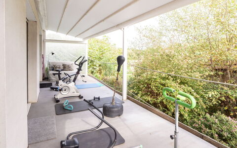 Villa Suerte: Plant, Furniture, Building, Shade, Architecture, Interior Design, Table, Wood, Tree, Flowerpot