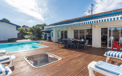 Villa Suerte: Cloud, Sky, Property, Furniture, Swimming Pool, Blue, Building, Water, Chair, Outdoor Furniture