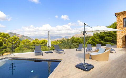Mucho: Cloud, Sky, Water, Azure, Swimming Pool, Outdoor Furniture, Tree, Shade, Leisure, Urban Design