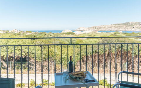 Capo Testa: Sky, Plant, Property, Ecoregion, Azure, Fence, Water, Shade, Land Lot, Grass