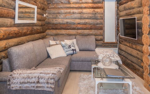 Salmikangas F1: Wood, Furniture, Flooring, Interior Design, Floor, Living Room, Couch, Home, Room, Wood Flooring