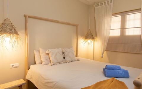 Sea Suite: Furniture, Building, Property, Window, Comfort, Wood, Azure, Textile, Bed Frame, Interior Design