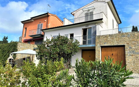 Casa Chiara: Cloud, Sky, Plant, Building, Property, Window, House, Vegetation, Land Lot, Tree