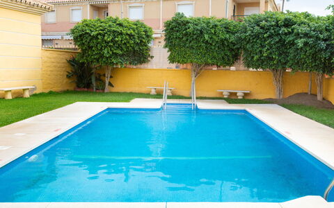 Villa Corales: Water, Sky, Cloud, Natural Landscape, Beach, Coastal And Oceanic Landforms, Terrain, Tree, Horizon, Landscape