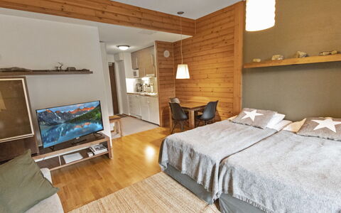 Ylläs Chalets 3309: Furniture, Chair, Outdoor Furniture, Table, Wood, Outdoor Table, Kitchen & Dining Room Table, Shade, Garden, Umbrella