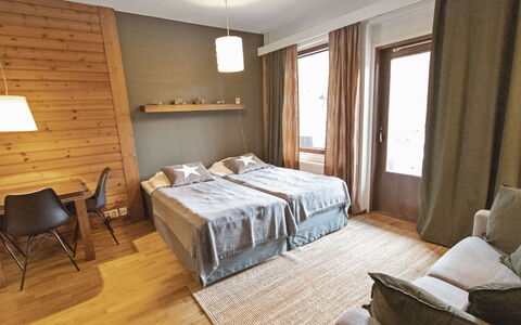 Ylläs Chalets 3309: Furniture, Chair, Outdoor Furniture, Table, Wood, Outdoor Table, Kitchen & Dining Room Table, Shade, Garden, Umbrella