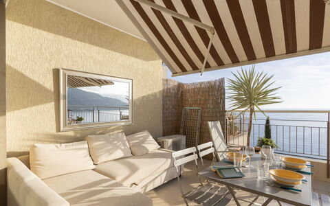 Mare Azzurro: Sky, Water, Cloud, Beach, Umbrella, Outdoor Furniture, Shade, Coastal And Oceanic Landforms