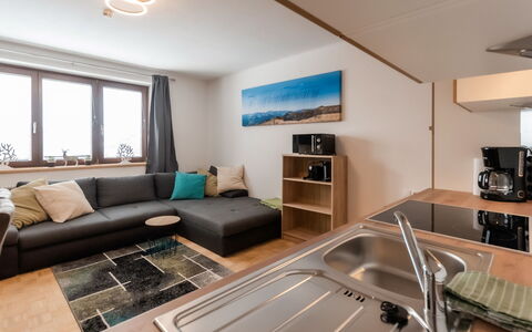 Bergleben: Property, Furniture, Sink, Couch, Kitchen Sink, Cabinetry, Lighting, Interior Design, Window, Wood