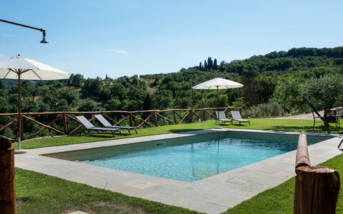 Casa San Piero: Water, Property, Plant, Swimming Pool, Sky, Azure, Tree, Shade, Body Of Water, Land Lot