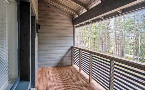 Lumi B 10: Balcony, Apartment, Shade, Glass, Condominium, Handrail, Porch, Daylighting, Deck, Outdoor Furniture