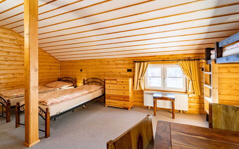 Rokytnice Nad Jizerou 55: Furniture, Building, Wood, Window, House, Floor, Beam, Wood Stain, Flooring, Hardwood