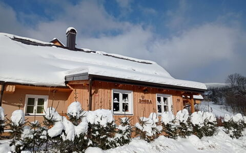 Rokytnice Nad Jizerou 55: Sky, Plant, Cloud, Snow, Window, Building, House, Tree, Freezing, Cottage