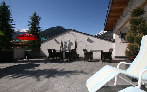 Uderns 300: Sky, Property, Building, Shade, Tree, House, Cottage, Outdoor Furniture, Wood, Leisure
