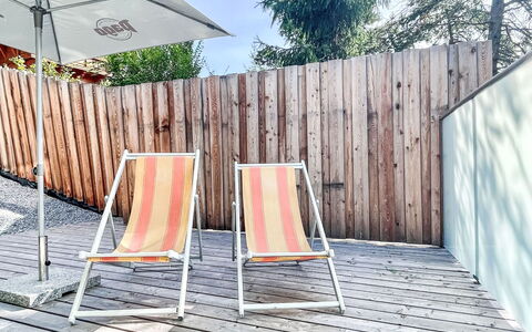 Panorama Lodge: Property, Wood, Chair, Tree, Outdoor Furniture, Sky, Fence, Wood Stain, Shade, Hardwood