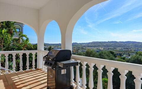 Villa Mimosa: Sky, Property, Cloud, Porch, Building, Architecture, Shade, Wood, Line, Fence