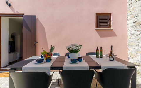 Negri: Cloud, Sky, Building, Tableware, Azure, Plant, Chair, Table, Condominium, Porch