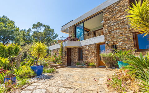 Village des Fourches: Blue, Shrub, Home, Estate, Garden, Hacienda, Villa, Landscaping, Mansion