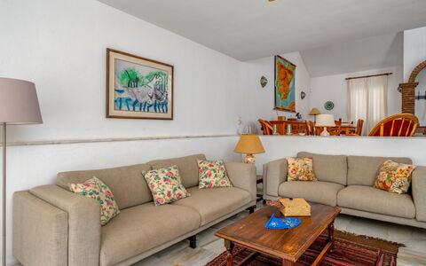 Luna: Couch, Furniture, Property, Table, Picture Frame, Azure, Lighting, Interior Design, Studio Couch, Floor
