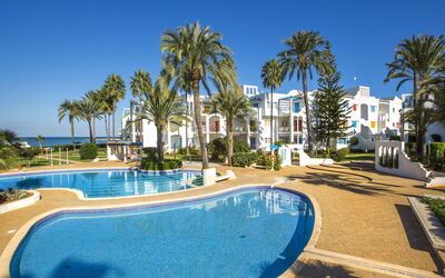 Dénia 664: Water, Building, Sky, Property, Swimming Pool, Window, Azure, Plant, Interior Design, Condominium