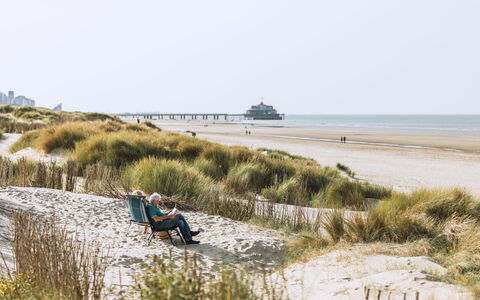 Blankenberge 810: Sky, Ecoregion, Plant, Beach, Coastal And Oceanic Landforms, Bank, Grass, Landscape, Wood, Grassland
