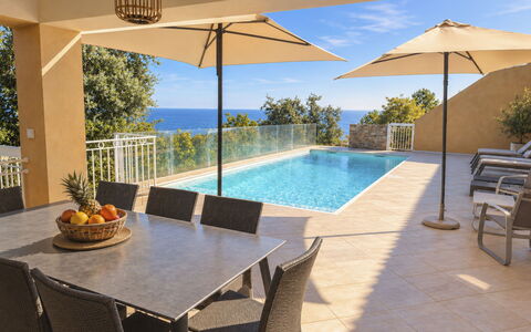 Villa Orizonte: Swimming Pool, Furniture, Outdoor Furniture, Chair, Resort, Floor, Shade, Eco Hotel, Balcony, Estate