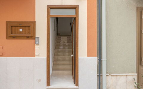 Balestrate 215: Building, Door, Wood, Floor, Home Door, Facade, Flooring, Composite Material, Paint