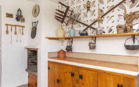 Villa Casalot: Wood, Flooring, Interior Design, Furniture, Floor, Ceiling, Room, Kitchen, Wood Stain, Cabinetry