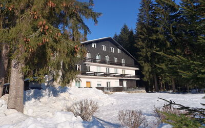Harrachov 381: Property, Sky, Table, Wood, Shade, Floor, Outdoor Furniture, Chair, Flooring, Wood Stain