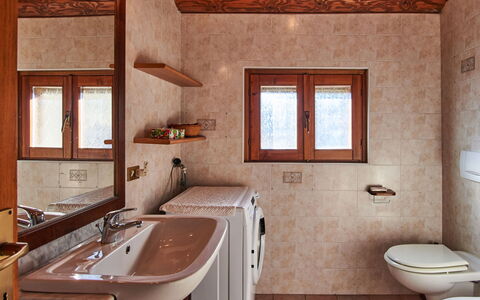 Il Crotto: Brown, Plumbing Fixture, Tap, Property, Sink, Window, Bathroom, Wood, Bathroom Cabinet, Interior Design