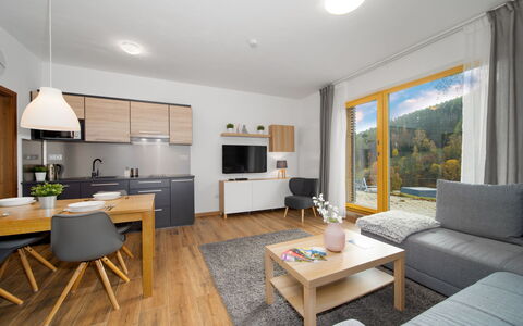 Accommodation:&nbsp;Ski-In Ski-Out Mountain Duplex Portášky3 349.1