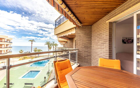 Sol España: Apartment, Home, Balcony, Condominium, Resort, Eco Hotel, Shade, Wood Stain, Hardwood, Hotel