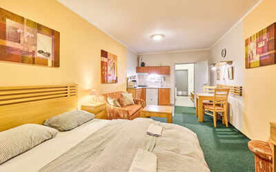 Accommodation:&nbsp;Čertovka 67.3