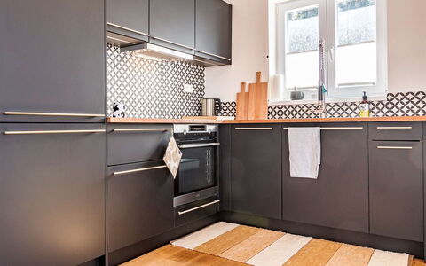 Lakeside Village 42: Cabinetry, Countertop, Kitchen Sink, Kitchen, Kitchen Stove, Wood, Home Appliance, Kitchen Appliance, Flooring, Interior Design