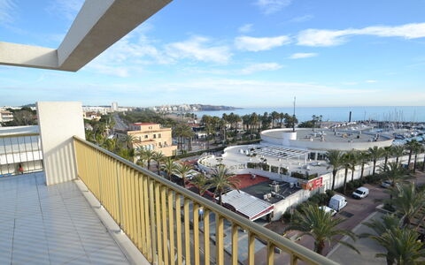 Atico Miramar: Water, Plant, Sky, Property, Nature, Azure, Swimming Pool, Tree, Vegetation, Grass