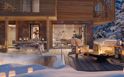 Accommodation:&nbsp;Villa # 5A mit Sauna & Pool 180.5