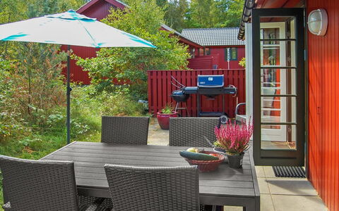 Ulla - 300M from the Sea: Furniture, Chair, Outdoor Furniture, Table, Outdoor Table, Flowerpot, Shade, Garden, Kitchen & Dining Room Table