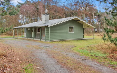 Øthger - 300M from the Sea: Roof, House, Home, Cottage, Siding, Estate, Driveway, Garden Buildings, Yard, Shed