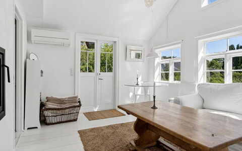 Kerstin - 100M from the Sea: Furniture, Interior Design, Flooring, Wall, Floor, Couch, Wood, Ceiling, Living Room, Room