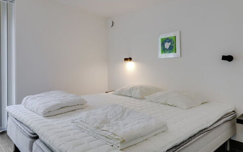 Elza - 800M from the Sea: Interior Design, Wall, Bed, Bedroom, Furniture, Floor, Flooring, Ceiling, Wood, Room