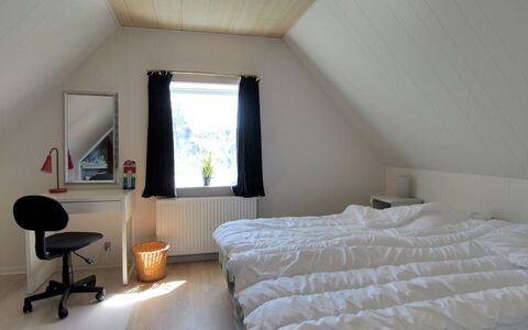 Ødmar - 400M from the Sea: Wood, Bedroom, Flooring, Floor, Bed, Interior Design, Ceiling, Furniture, Bed Sheet, Home
