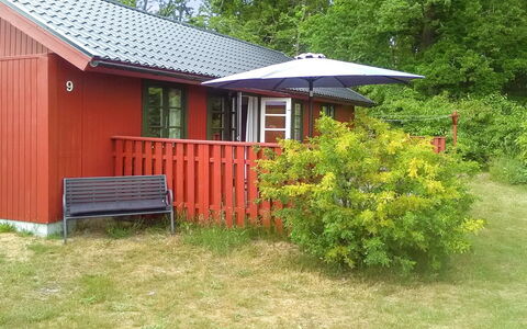 Alde - 300M from the Sea: Cottage, Lawn, Garden, Backyard, Yard, Shade, Garden Buildings, Outdoor Furniture, Hardwood, Wood Stain